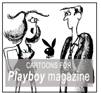 Peter Kohlsaat cartoons for Playboy magazine