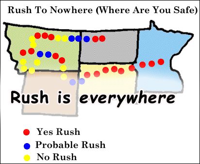 Rush is everywhere